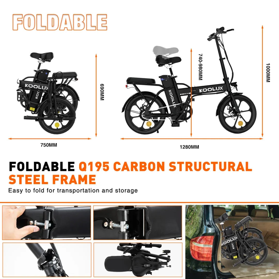 KOOLUX BK5S Foldable E-Bike: Aran Shop